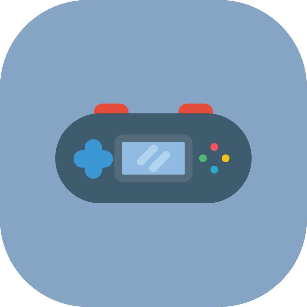 Game Console Colorful Icon Style vector