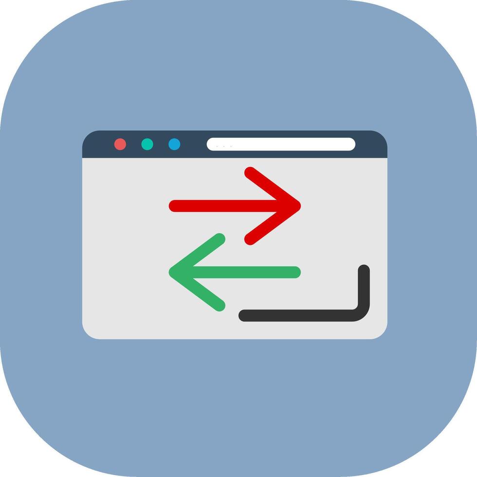 Transfer Colorful Icon Style vector