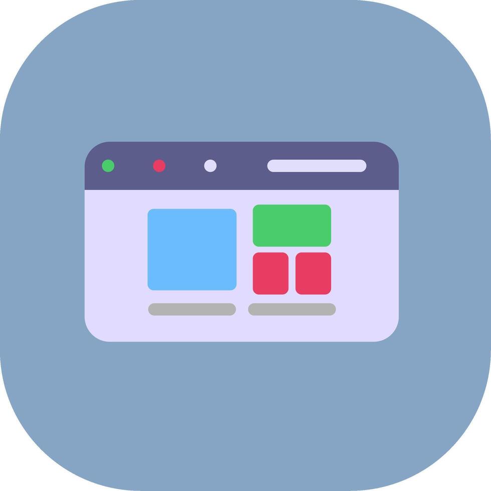 Responsive Design Colorful Icon Style vector