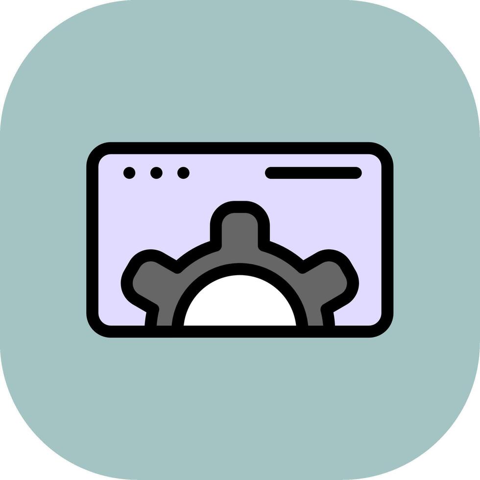 Web Optimization Colorful Icon Style vector