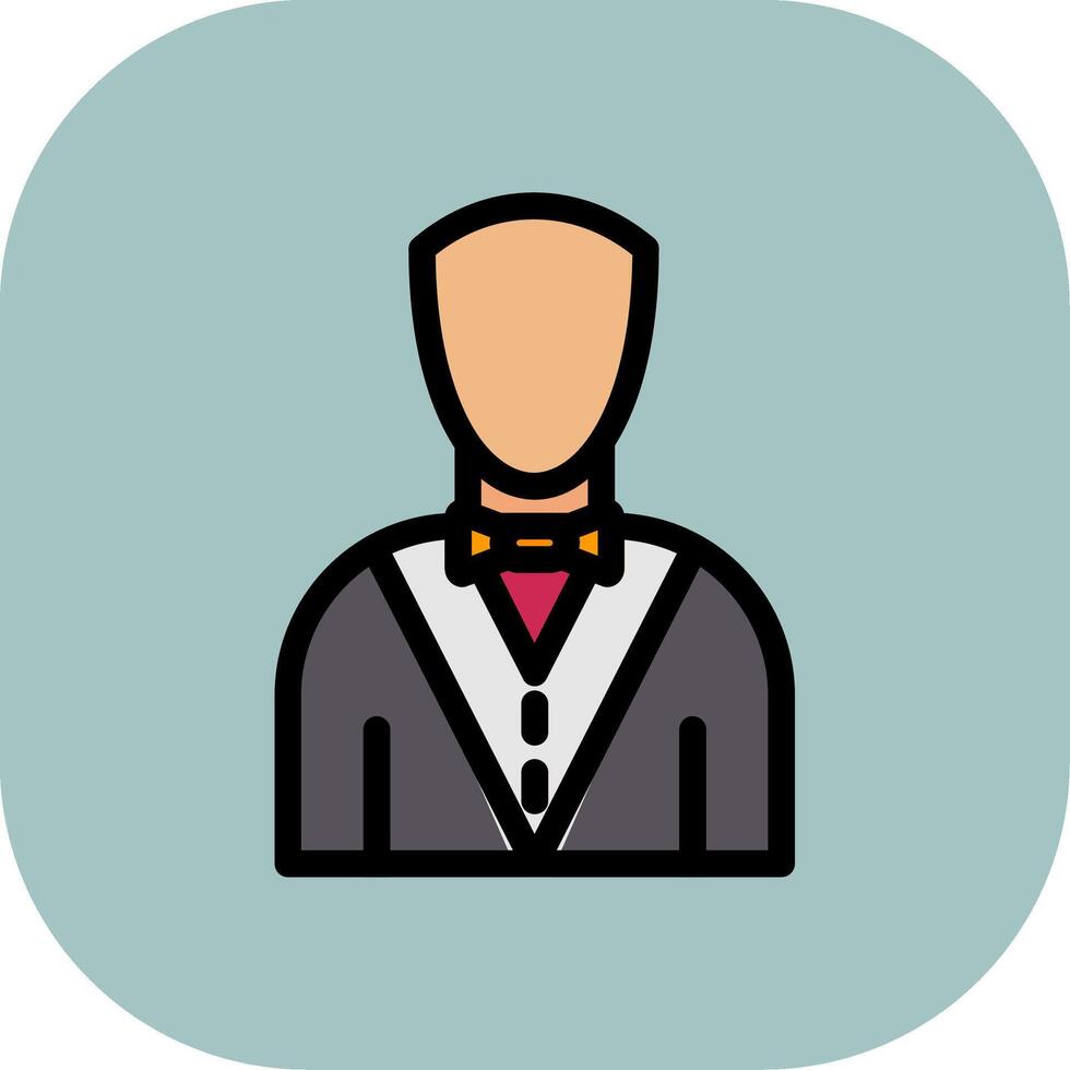 Crouper Colorful Icon Style vector