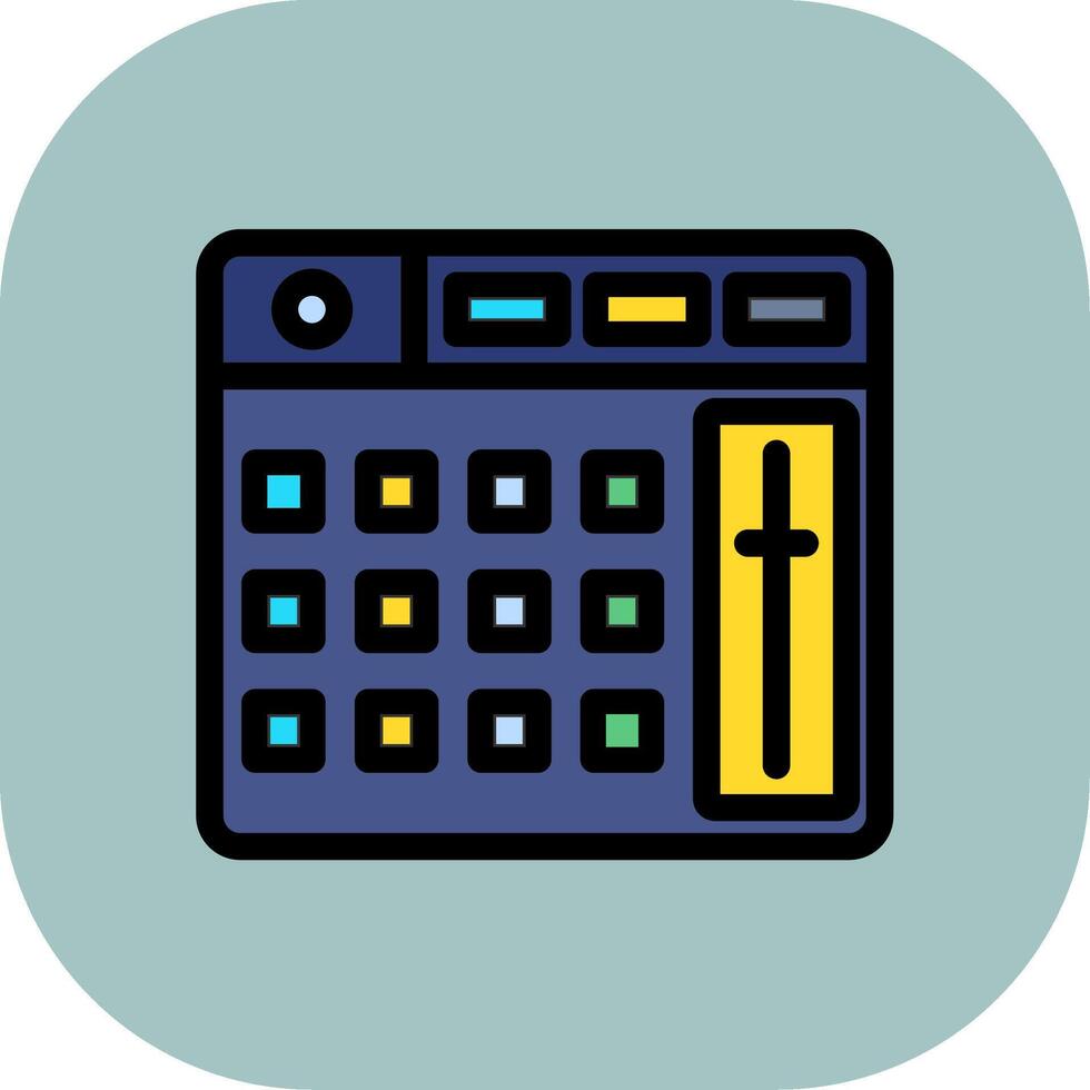 Launchpad Colorful Icon Style vector