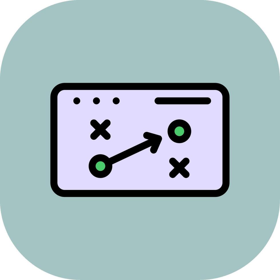 Strategy Colorful Icon Style vector