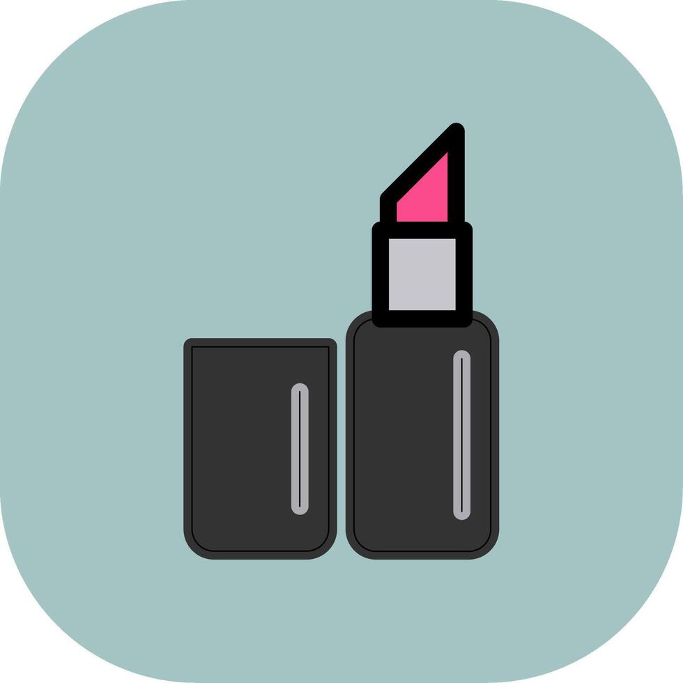 Lipstick Colorful Icon Style vector