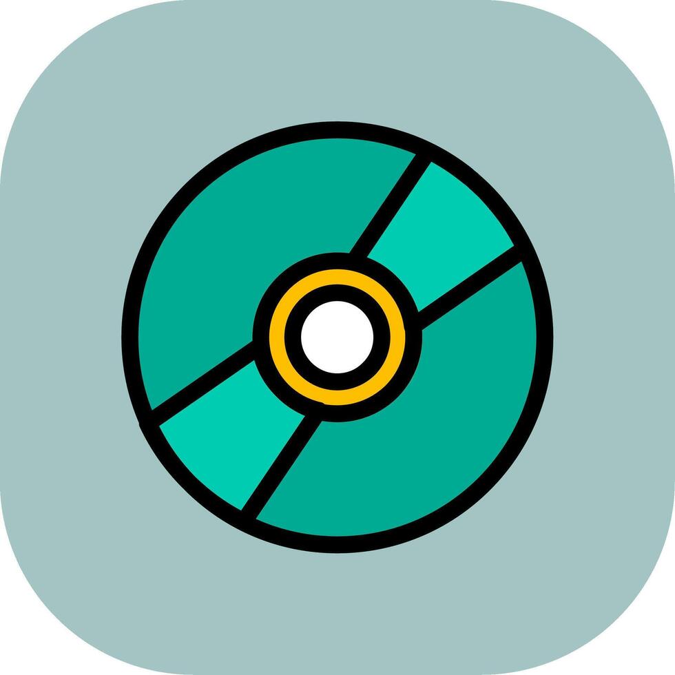 Cd Colorful Icon Style vector