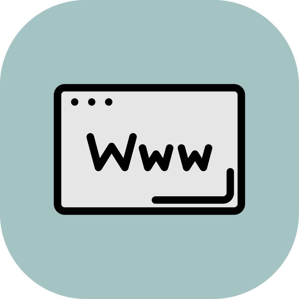 Www Colorful Icon Style vector