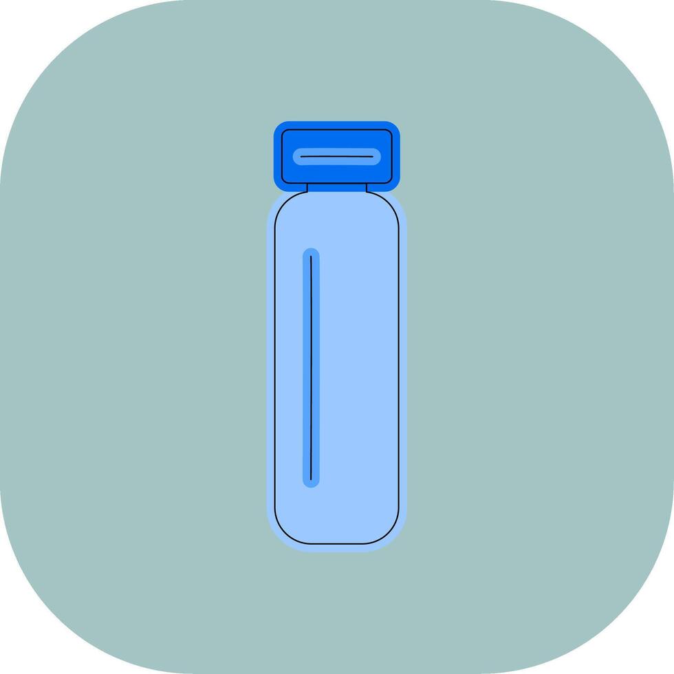 Water Bottle Colorful Icon Style vector