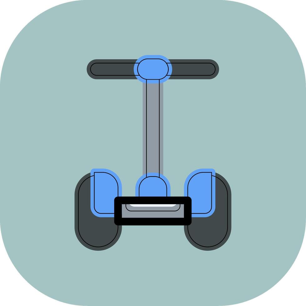 Segway Colorful Icon Style vector