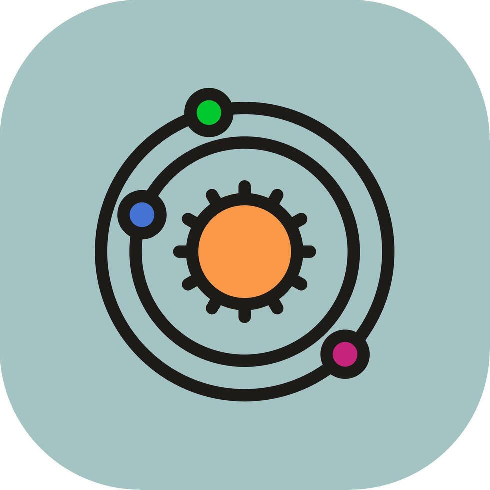 Galaxy Colorful Icon Style vector