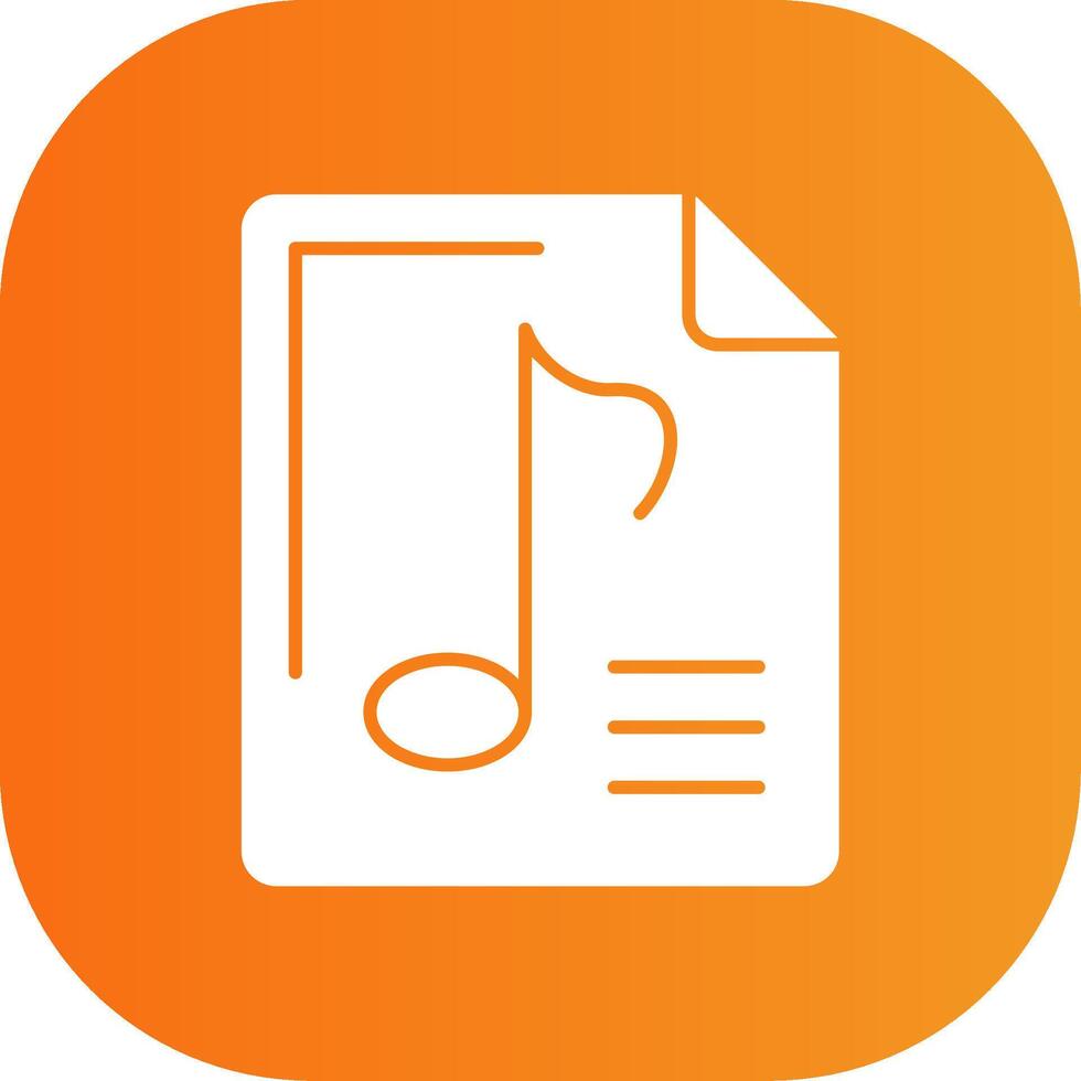 Audio File Colorful Icon Style vector