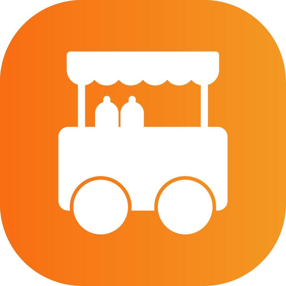 Food Stall Colorful Icon Style vector