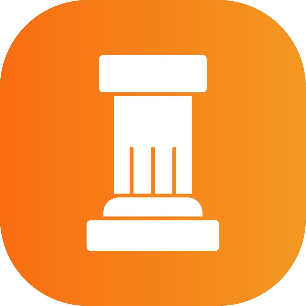 Column Colorful Icon Style vector
