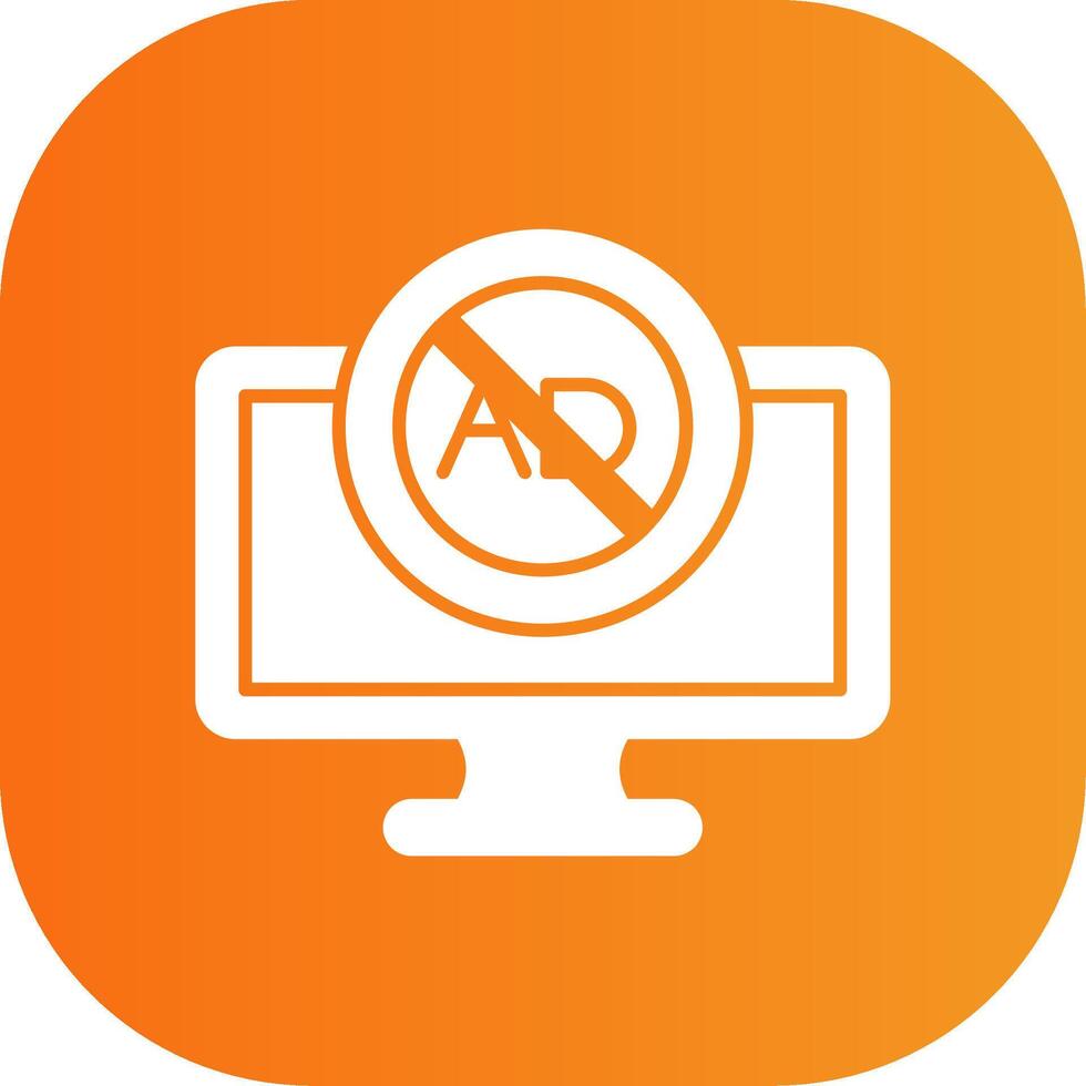 Ad Blocker Colorful Icon Style vector
