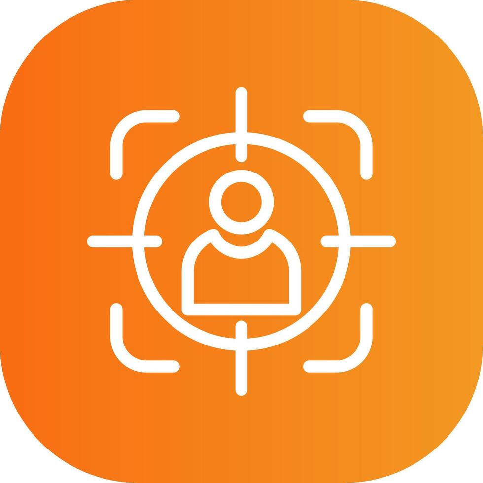 Target Audience Colorful Icon Style vector
