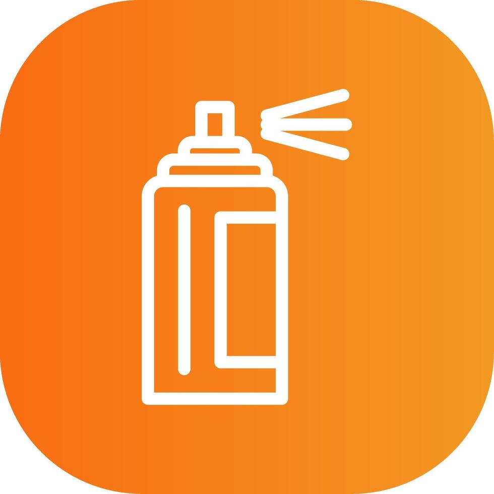 Spray Can Colorful Icon Style vector