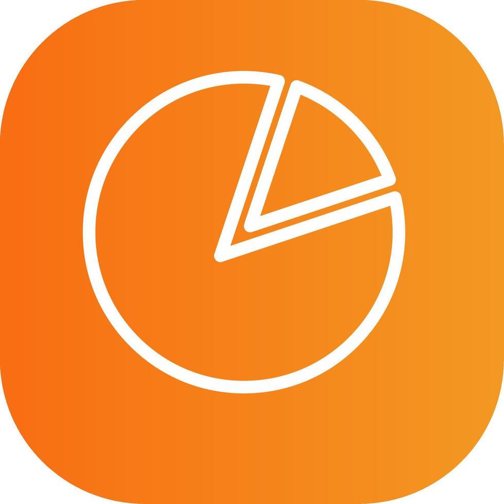Pie Chart Colorful Icon Style vector