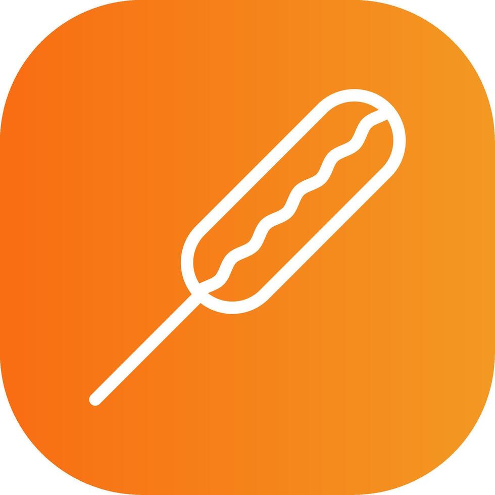 Kebab Colorful Icon Style vector