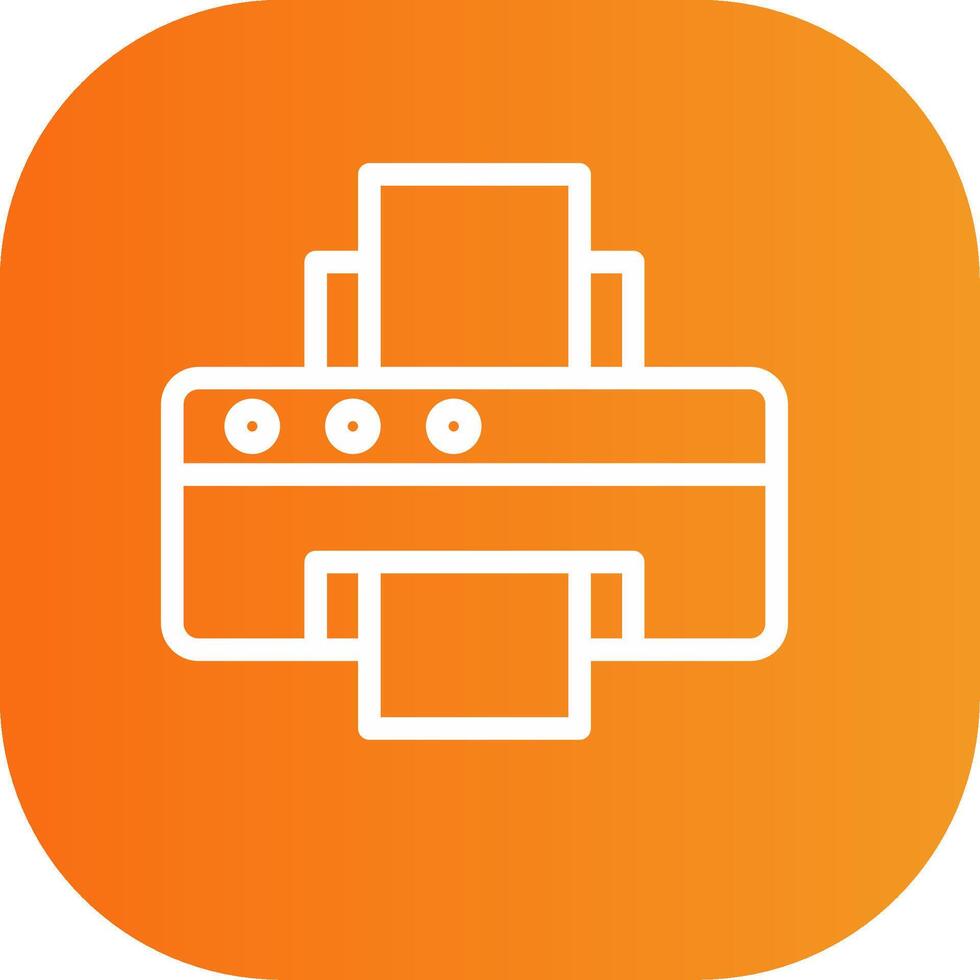 Printer Colorful Icon Style vector