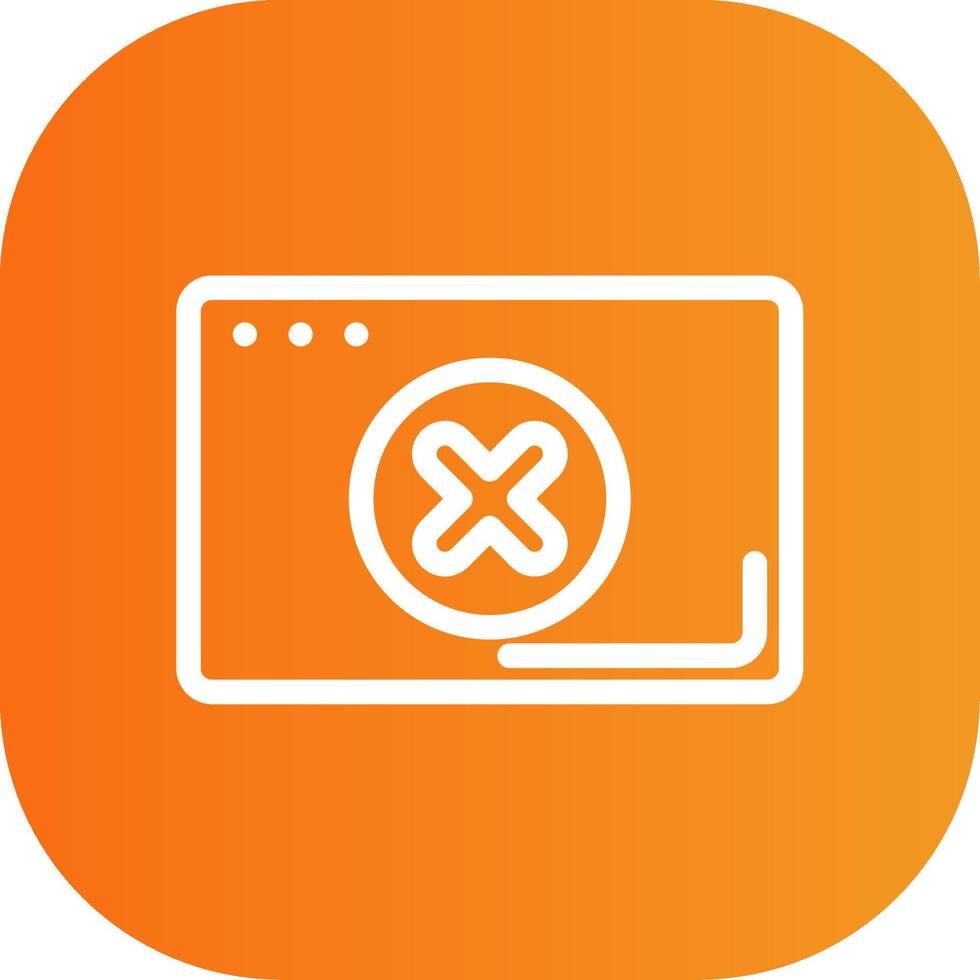 Error Colorful Icon Style vector
