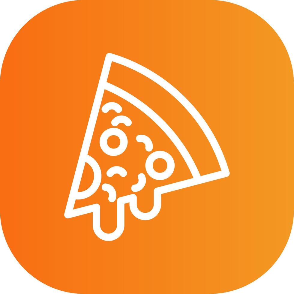 Pizza Colorful Icon Style vector