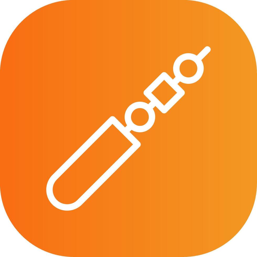 Skewer Colorful Icon Style vector
