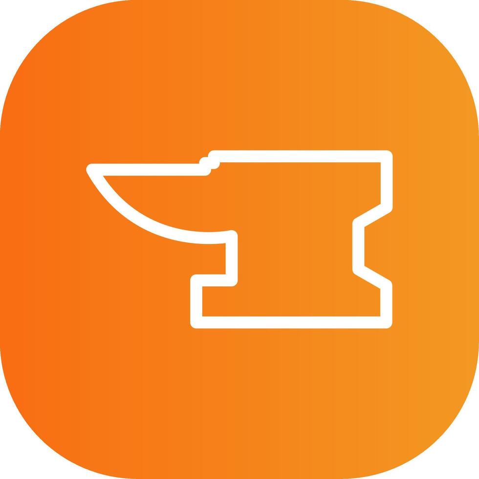 Anvil Colorful Icon Style vector