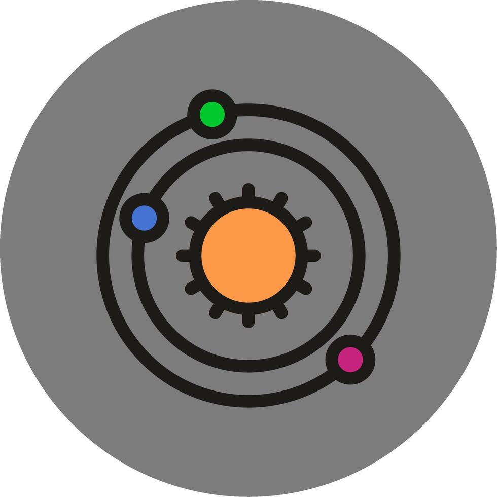 Galaxy Colorful Icon Style vector