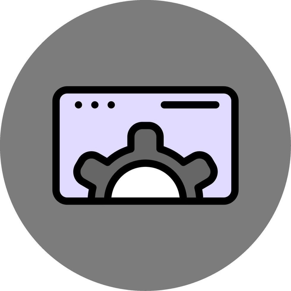 Web Optimization Colorful Icon Style vector