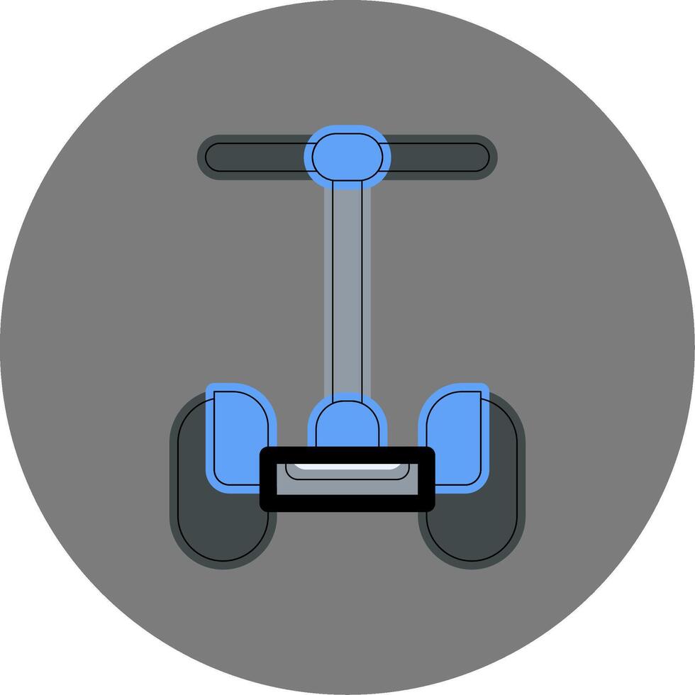 Segway Colorful Icon Style vector