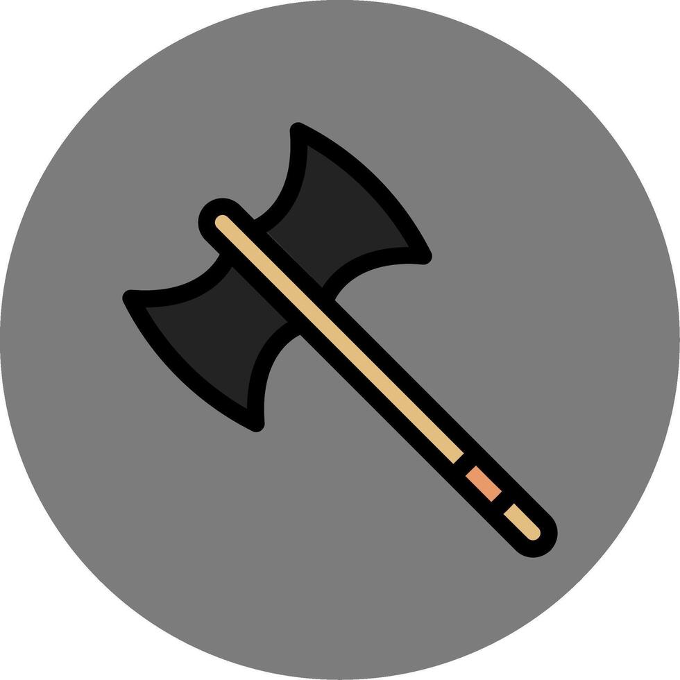 Axe Colorful Icon Style vector