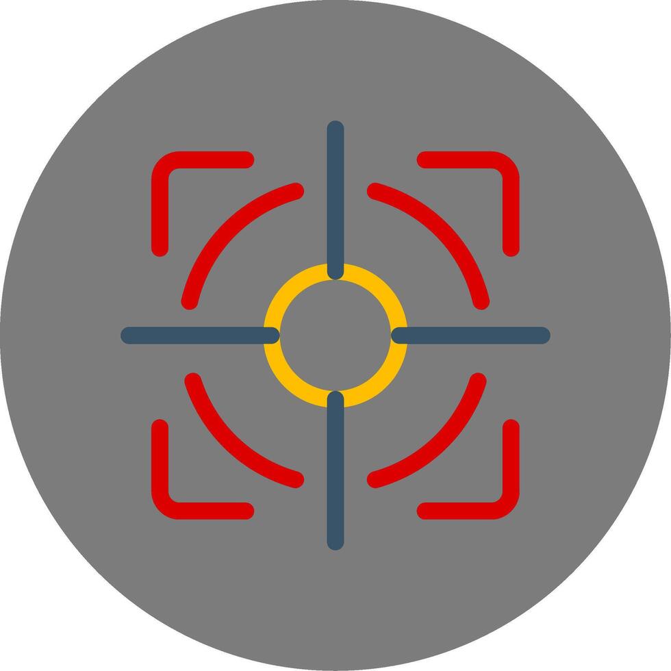 Target Colorful Icon Style vector