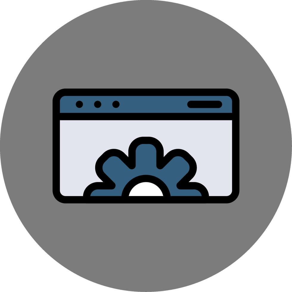 Web Optimization Colorful Icon Style vector