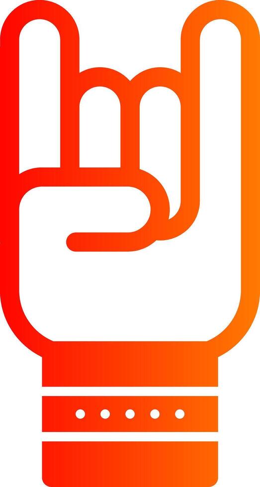 Hand Colorful Icon Style vector