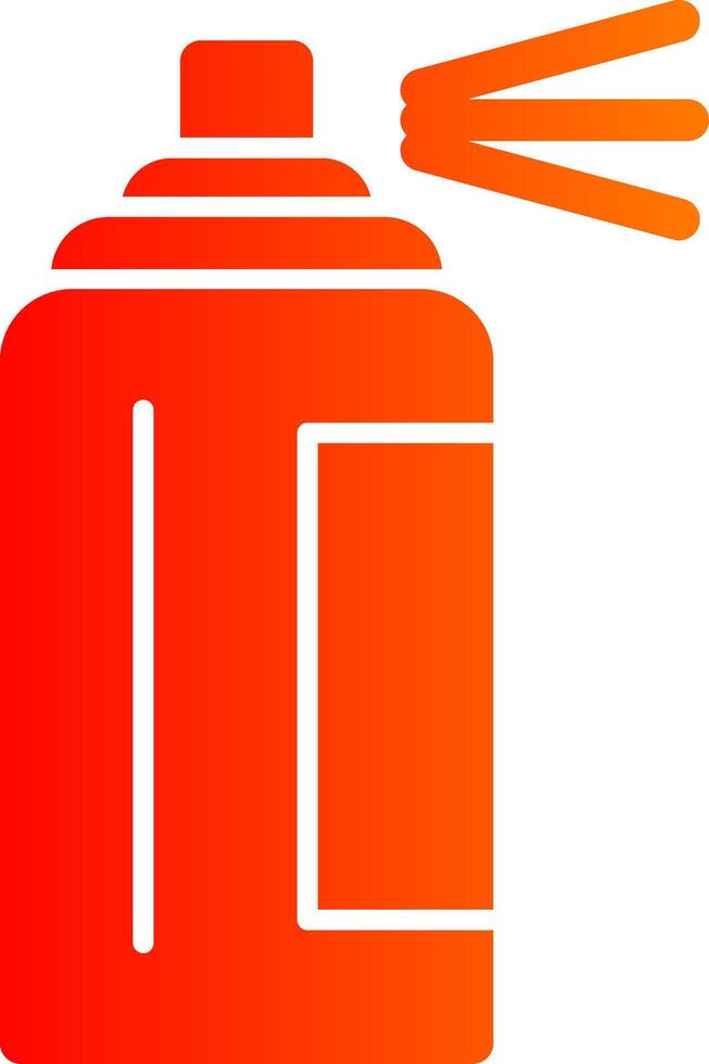 Spray Can Colorful Icon Style vector