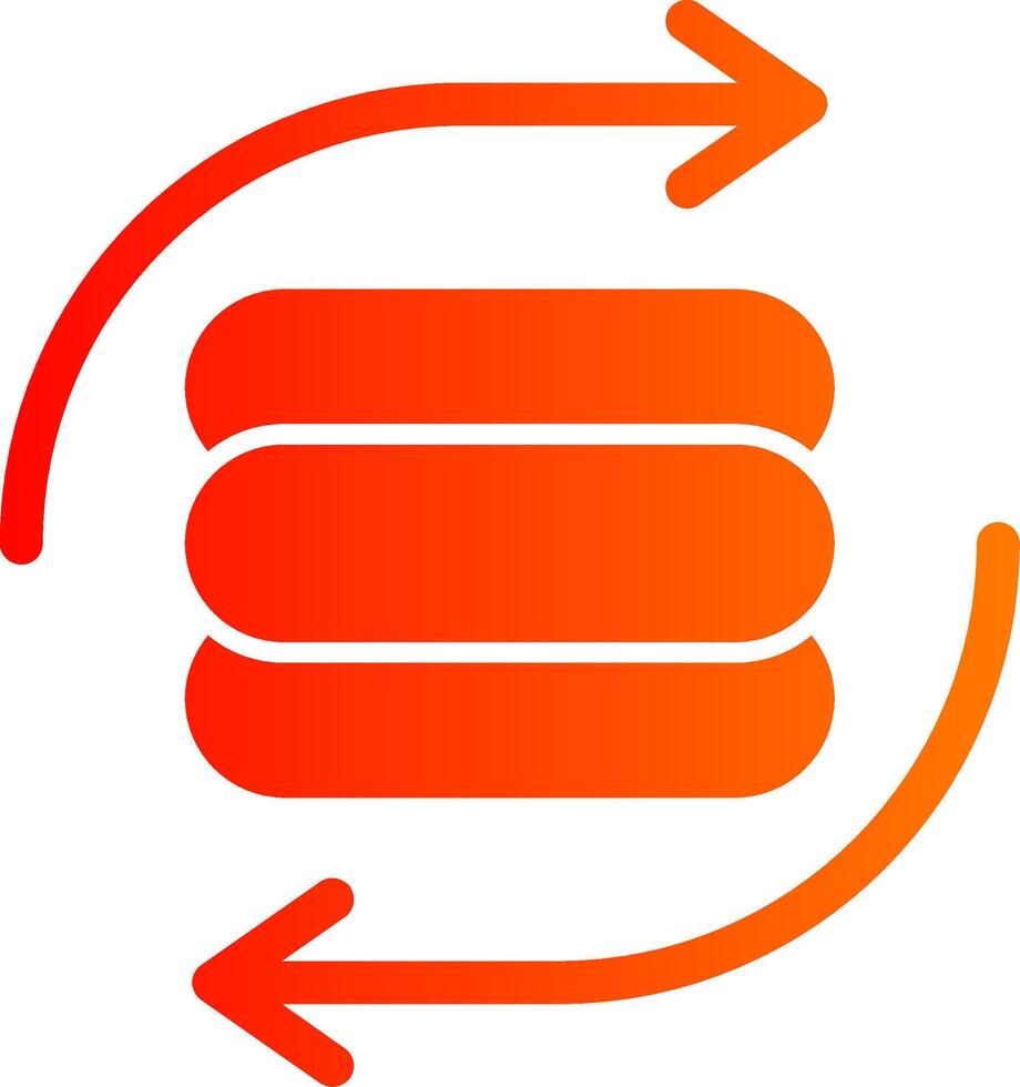 Exchange Colorful Icon Style vector