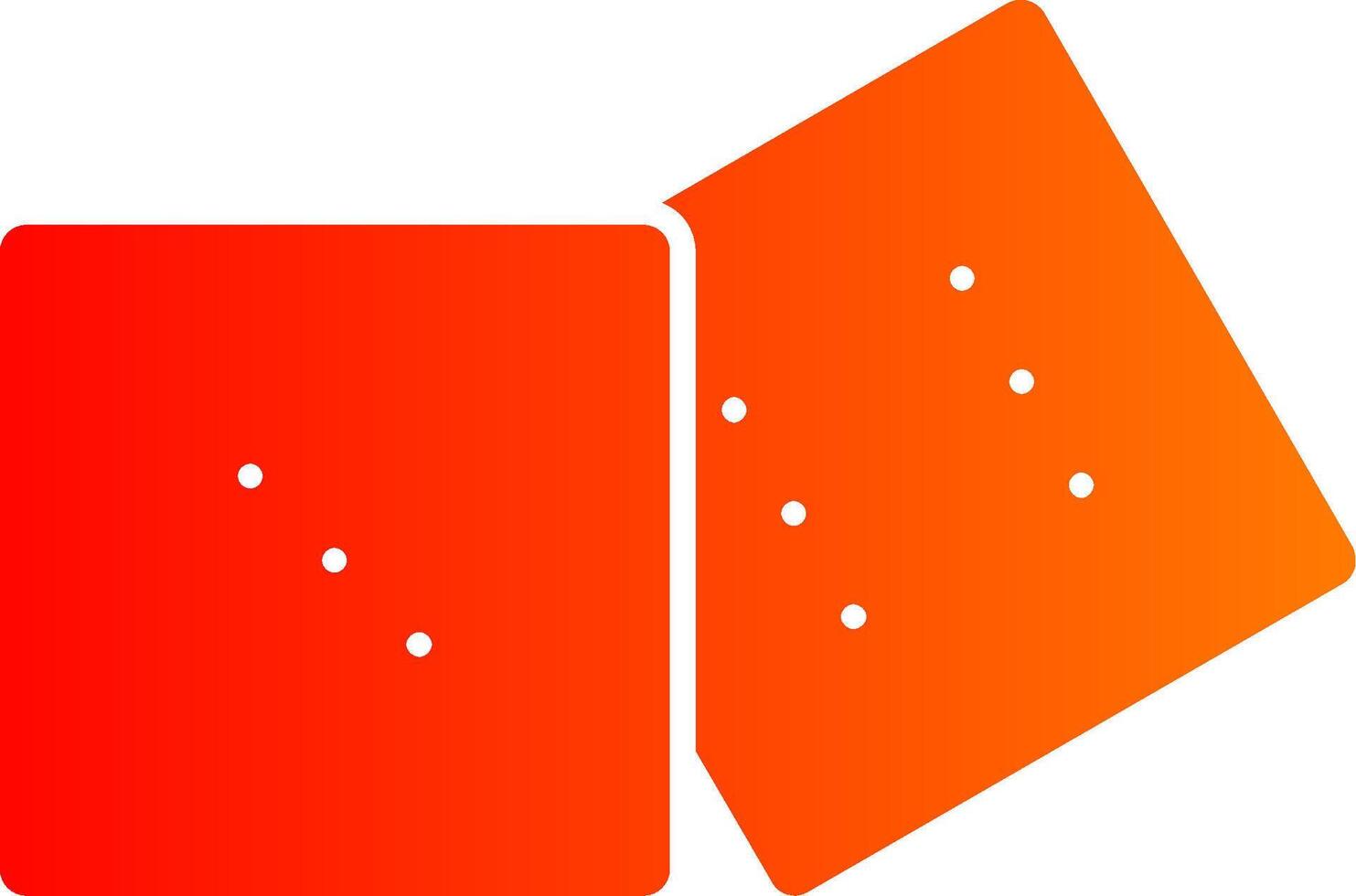 Dices Colorful Icon Style vector