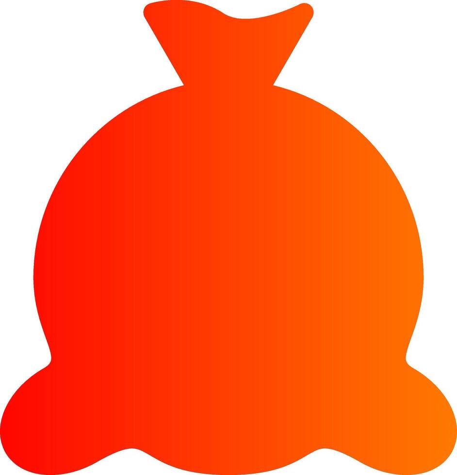 Sack Colorful Icon Style vector