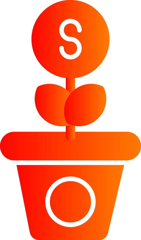 Growth Colorful Icon Style vector