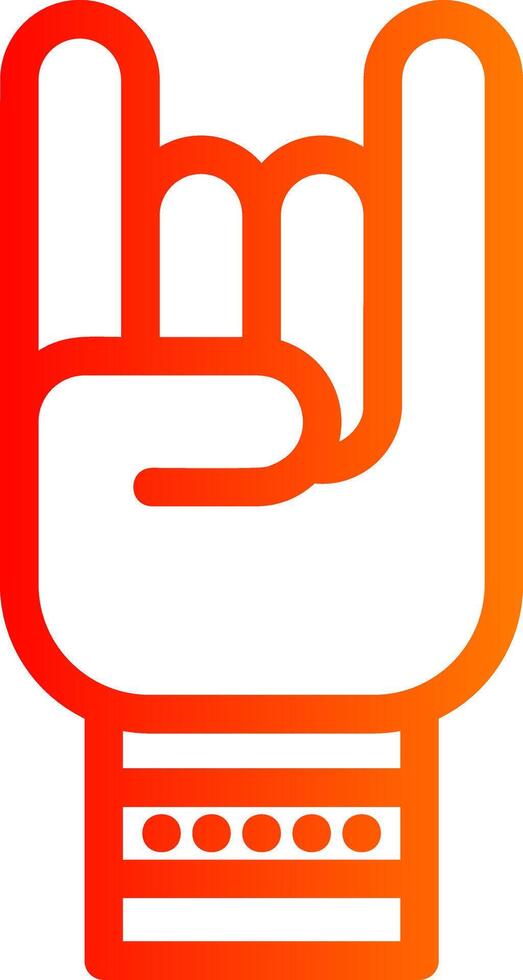 Hand Colorful Icon Style vector