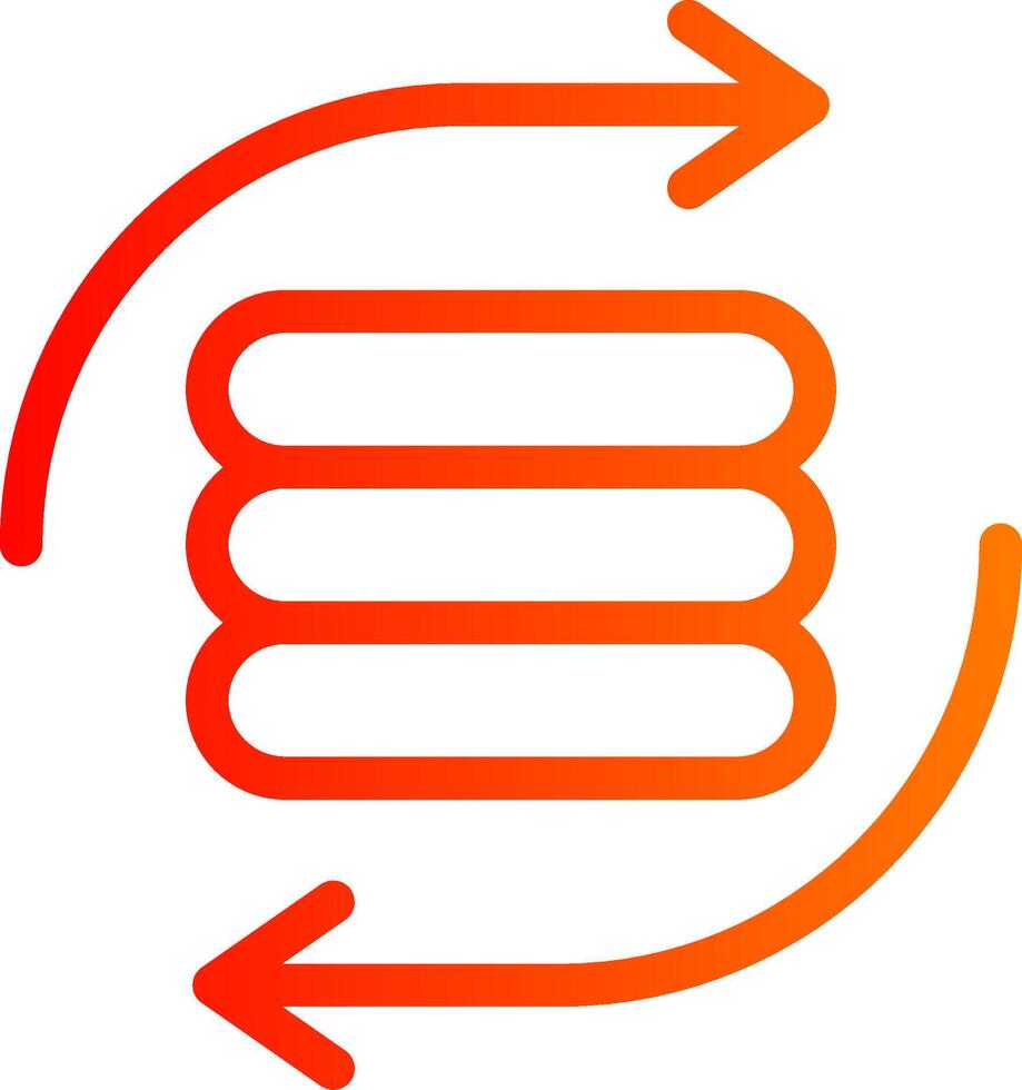 Exchange Colorful Icon Style vector