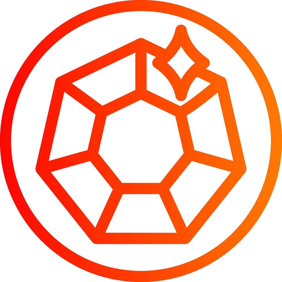 Diamond Colorful Icon Style vector