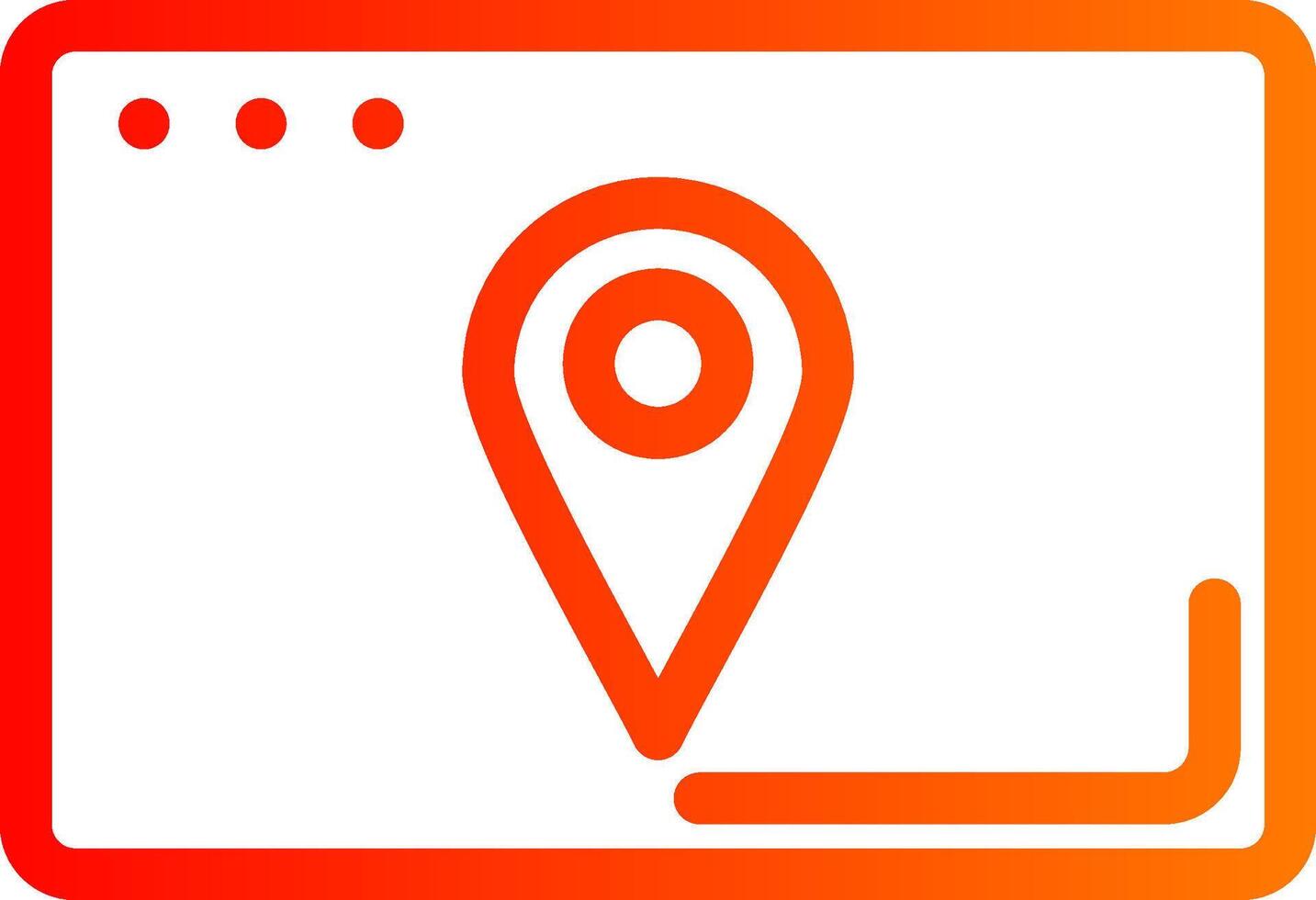 Location Colorful Icon Style vector