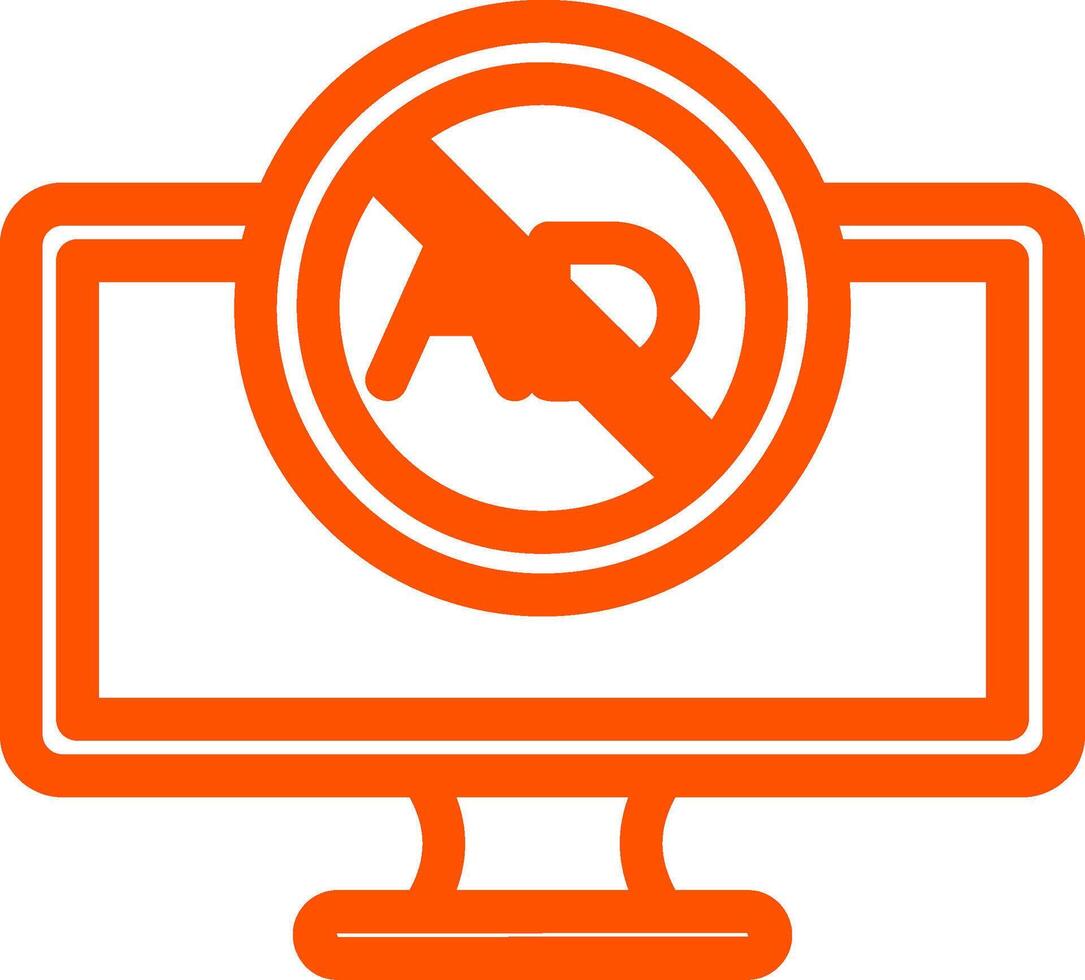 Ad Blocker Colorful Icon Style vector