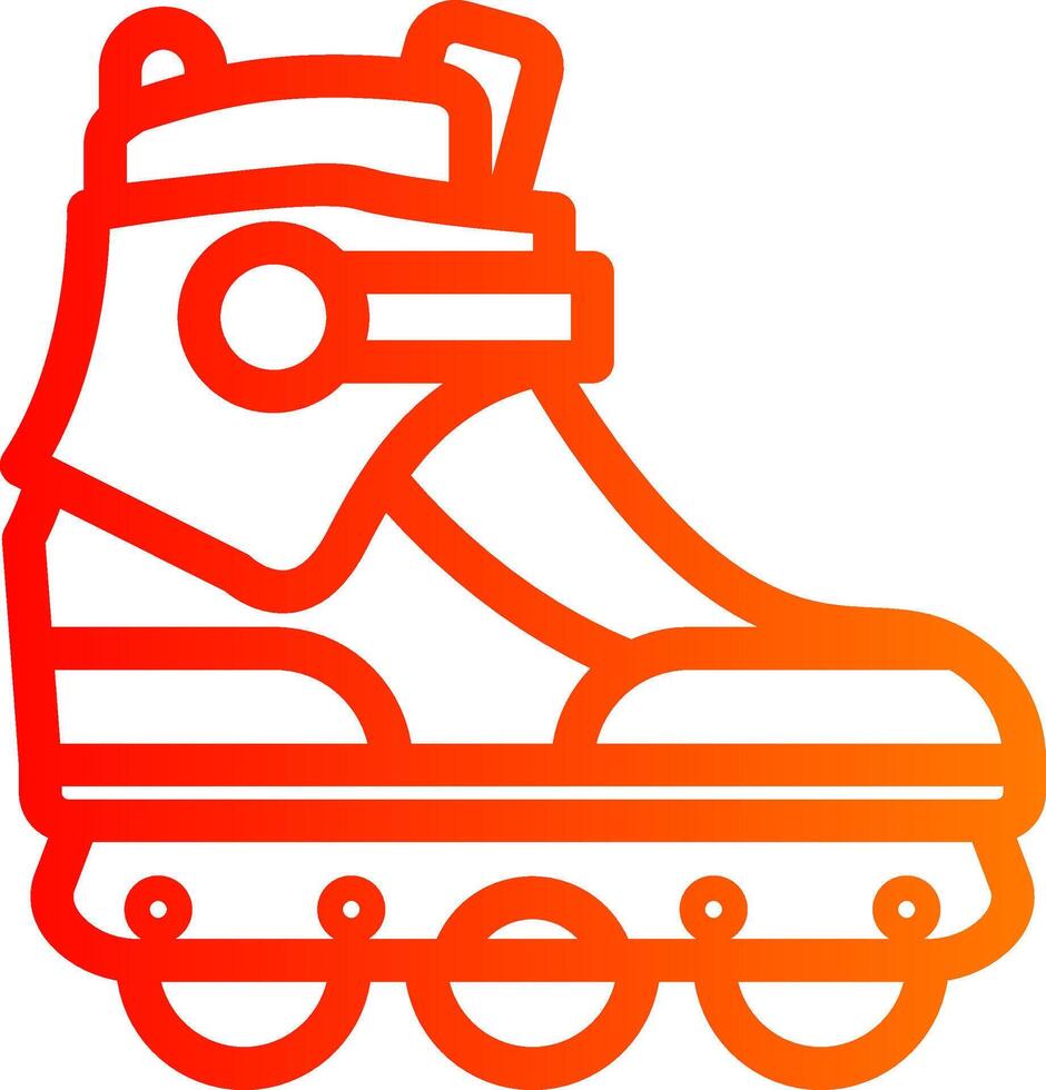 Roller Colorful Icon Style vector