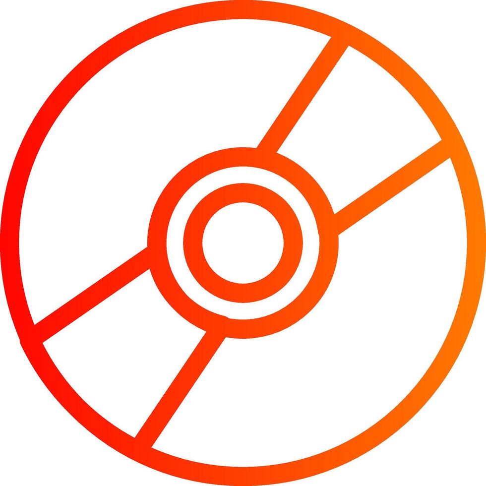 Cd Colorful Icon Style vector