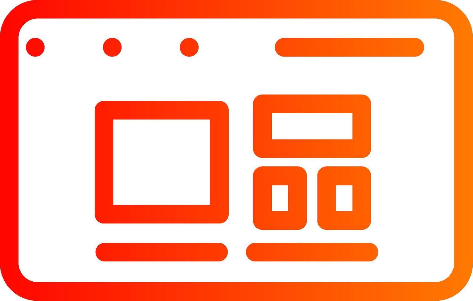 Responsive Design Colorful Icon Style vector
