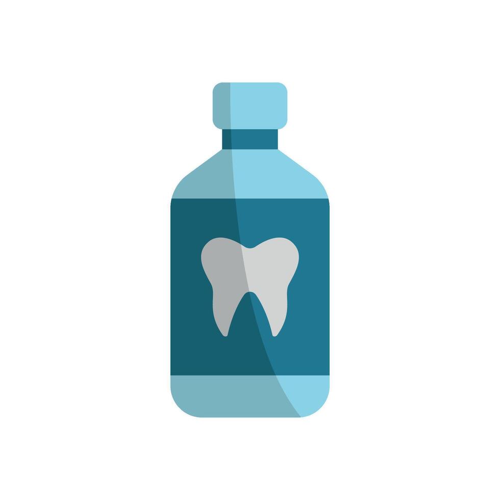 The mouthwash tooth icon design embodies a stylish and modern concept graphic vector