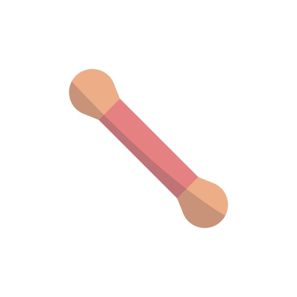 Make up brush beauty icon basic design vector