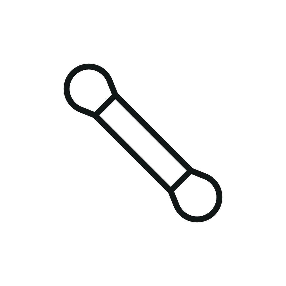 A symbol of modern elegance, the makeup brush beauty icon integrates simplicity with a timeless graphic concept. vector