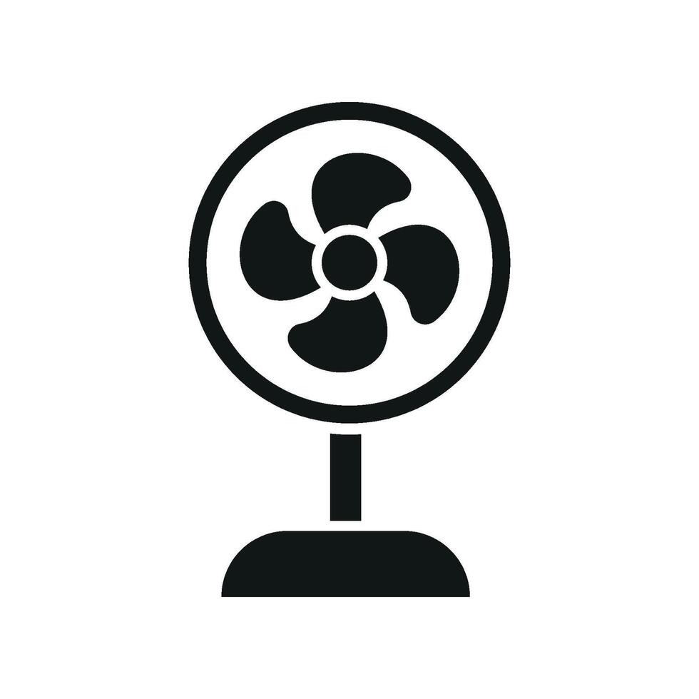 Fan icon crafted with a sleek and minimalist modern design concept vector
